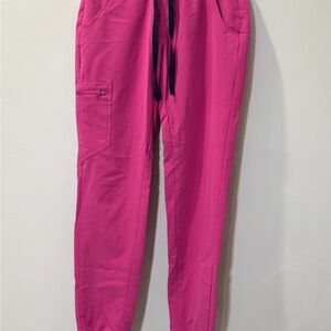 Figs Vibrant Pink Technical Collection Pants